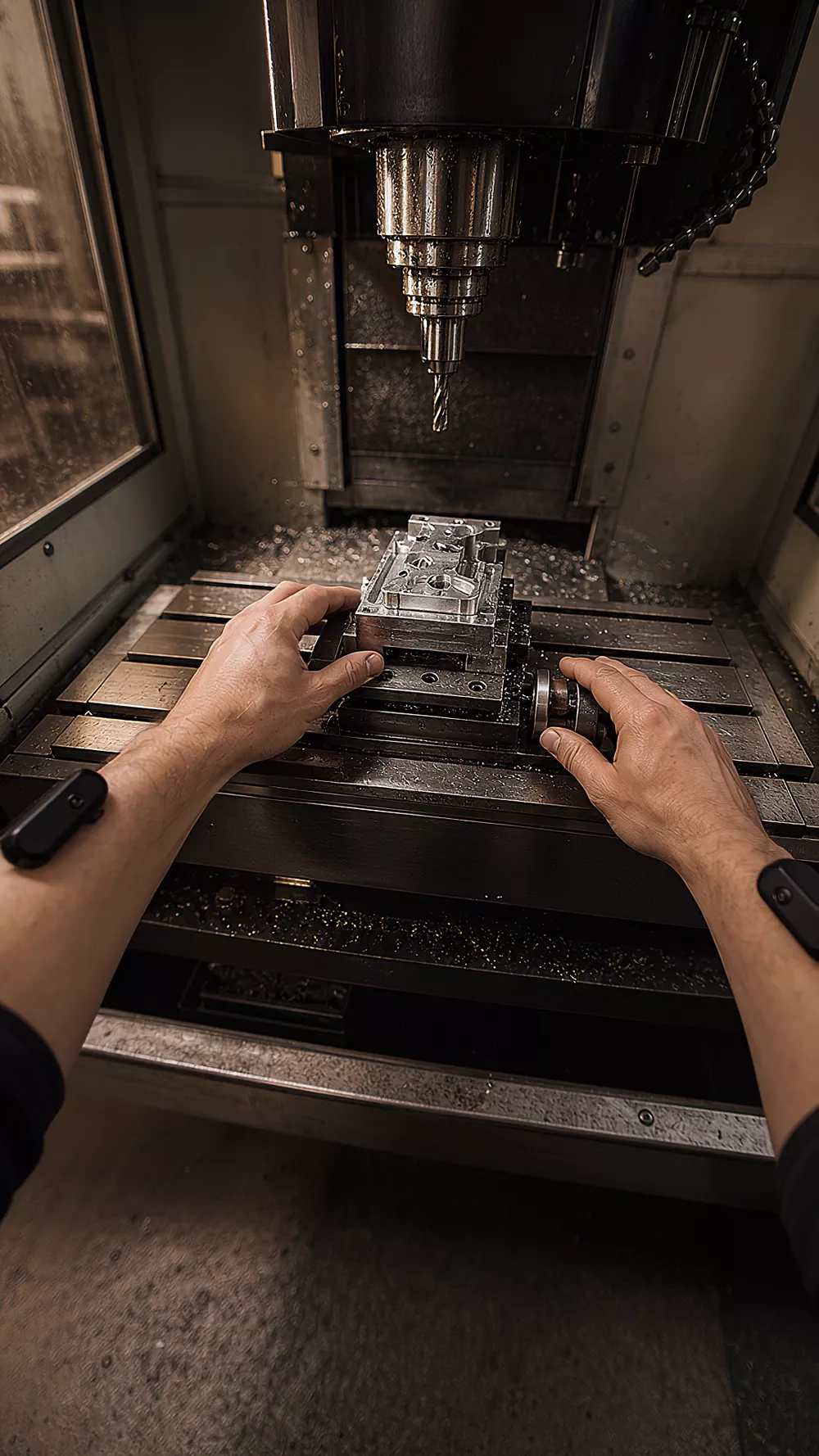 First-person capture: CNC machining